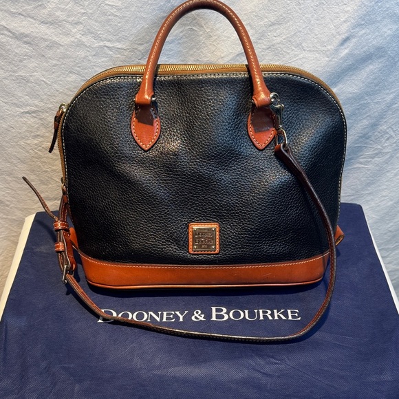 Dooney & Bourke Handbags - Dooney & Bourke Black and Brown Shoulder Bag